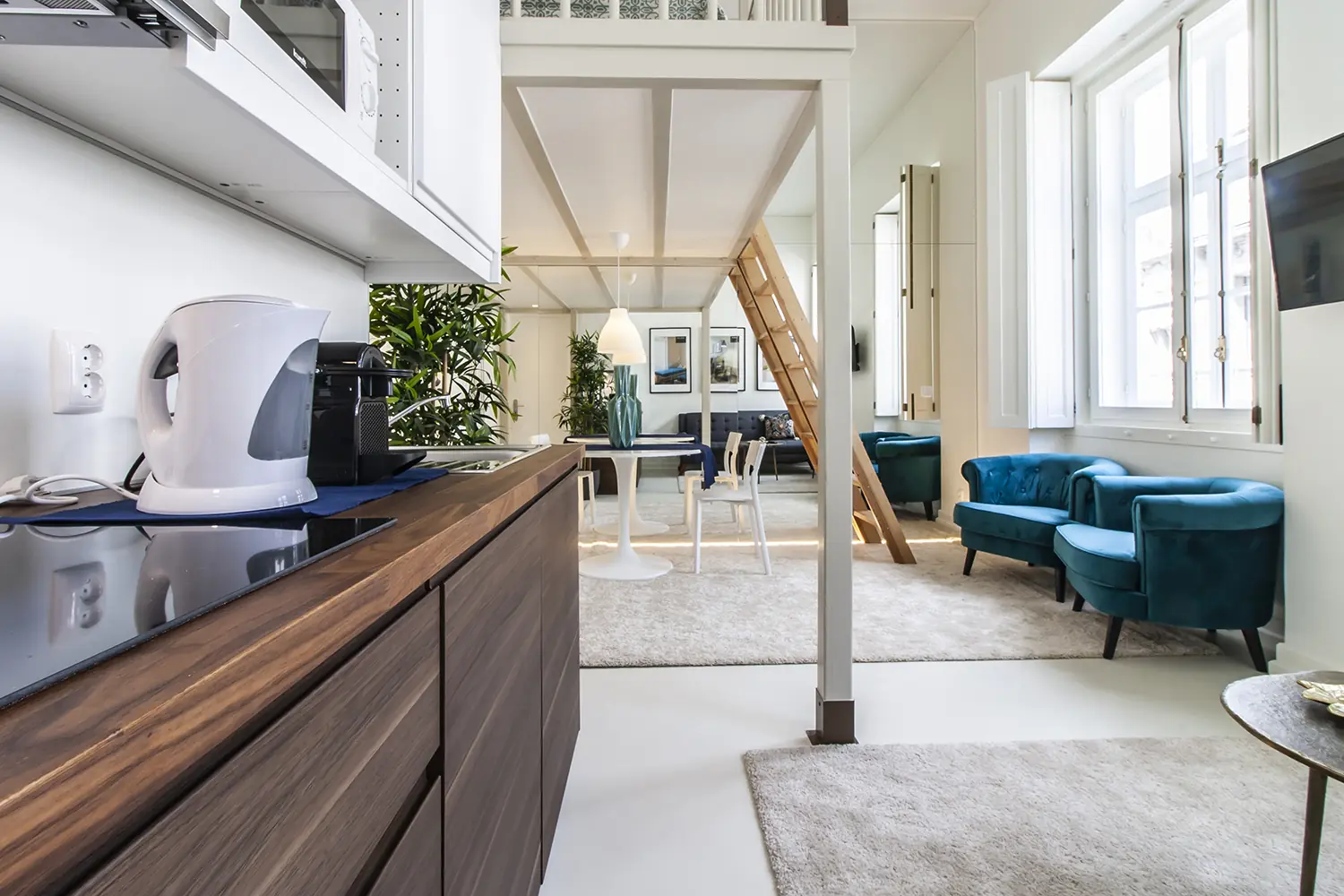 Photo from an apartment in Chiado with the Perception of Expanded Space technique