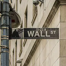 Wall Street sign