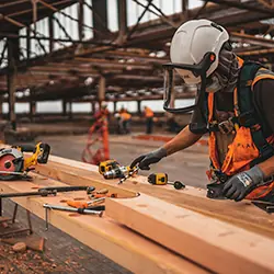 Man working in construction